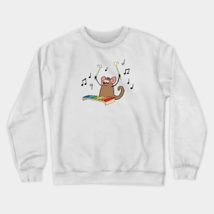 Rascal loves his xylophone Crewneck Sweatshirt